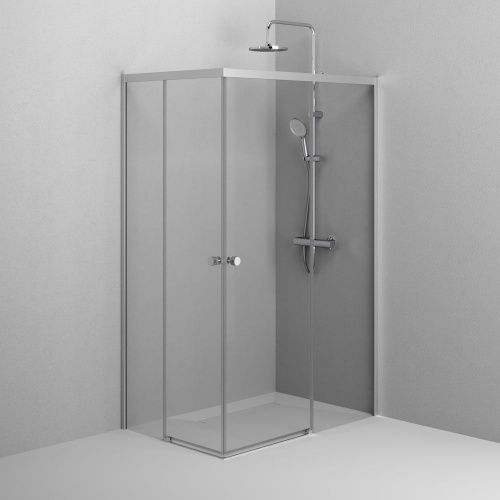 Душевой уголок Am.Pm X-Joy W94G-403-12080-MТ 120х80 стекло прозрачное профиль хром без поддона - фото 5