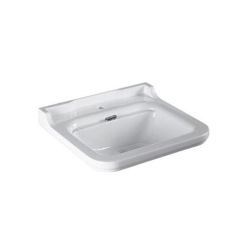 Раковина из сантехнического фарфора Kerasan Waldorf 4140K1bi/cr*1 60х60 подвесная цвет белый 1 отверстие под смеситель