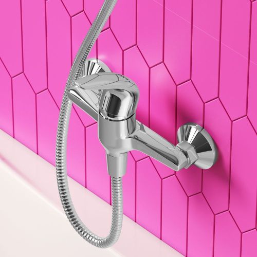 Смеситель для душа Dorff Stark D1102000 настенный хром - фото 3