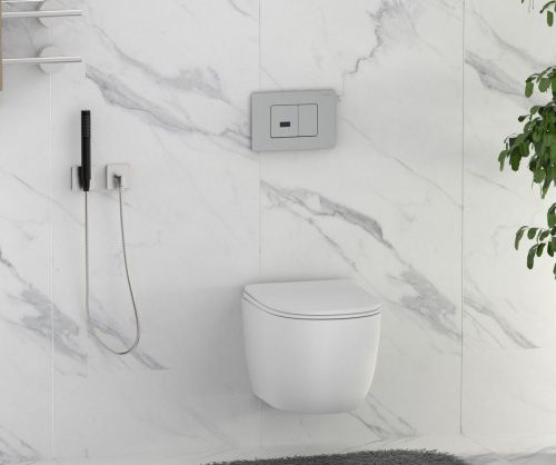 Клавиша смыва сенсорная Abber AC0122S цвет хром - фото 3