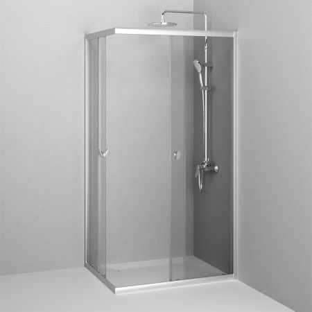 Душевой уголок Am.Pm Sunny W87G-403-10080-MT 100х80 стекло прозрачное профиль хром без поддона