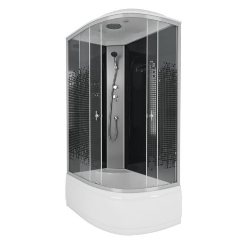 Душевая кабина Niagara Eco 7510L 120х80 асимметричная с крышей ориентация левая - фото 2