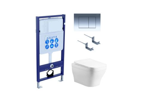 Сет унитаз + инсталляция Aquatek SET AQUATEK АМАДЕО cm-010 4в1
