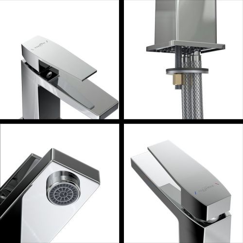 Смеситель Tokito AKARI TOK-AKA-1011 на раковину хром - фото 3