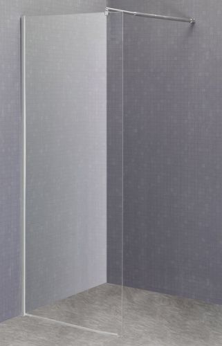 Душевая перегородка Loranto CS-L1020 120 120х200 стекло прозрачное профиль хром - фото 2