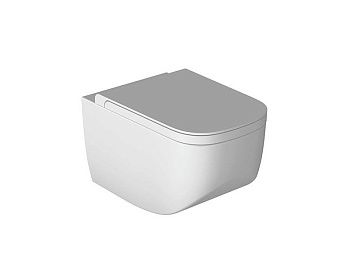 Чаша унитаза подвесная Hatria NEXT A0Y1F125 цвет белый без сиденья безободковая душевой смыв