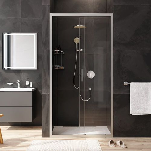 Душевая дверь Am.Pm Gem W90G-100-1-195MT 100х195 стекло прозрачное профиль хром - фото 4