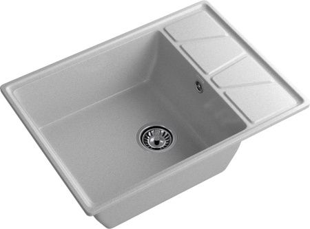 Кухонная мойка Granfest Vertex V-680L серый 70х50 цвет серый поверхность матовая