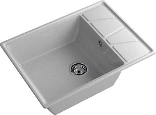 Кухонная мойка Granfest Vertex V-680L серый 70х50 цвет серый поверхность матовая - фото 2