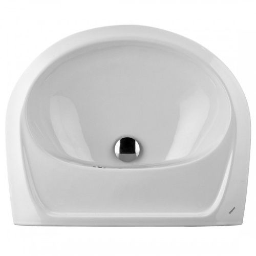 Раковина из сантехнического фарфора Santek Бриз 1WH110448 50х40 подвесная цвет белый - фото 3