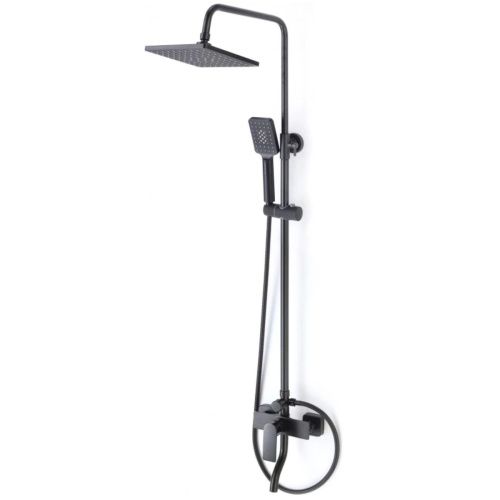 Душевая стойка Savol S-601108SH настенная цвет черный - фото 2