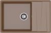 Кухонная мойка Granfest Level LV-760L терракот 75х50 цвет коричневый поверхность матовая
