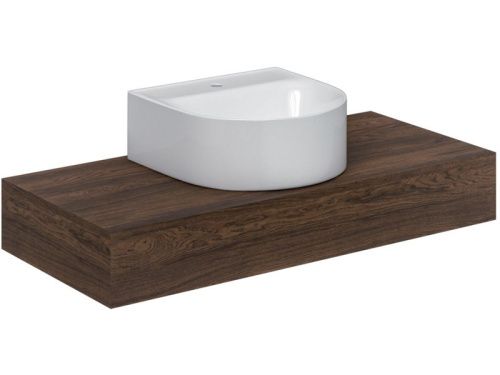 Раковина из сантехнического фаянса Scarabeo Skinny 5410 40х40 накладная цвет белый