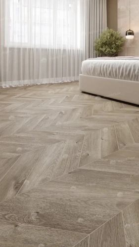 Кварцвиниловая плитка Alpine Floor Chervon Alpine LVT ECO 20-3 Дуб Натуральный Отбеленный Chevron толщина 0.25 см 43 класс 555х127 - фото 4