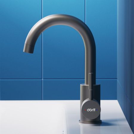 Смеситель Dorff Logic SS D3002101SS на раковину нержавеющая сталь