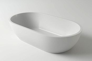 Раковина из искусственного камня Holbi MERCURY 1.02.009.11.1 60х40 накладная цвет белый