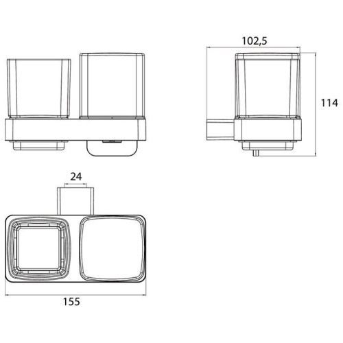 Дозатор Emco Loft 0531 001 01 - фото 2