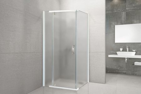 Душевой уголок Royal Bath HPVD RB7080HPVD-C 80х70 стекло матовое профиль белый без поддона