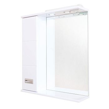 Зеркало-шкаф Onika Балтика 206701 70х70 подвесной цвет белый