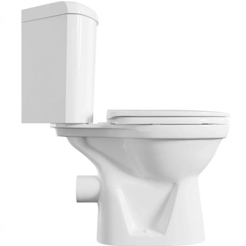 Унитаз напольный с бачком Vitra WENKEL 9854B099-7200 белый с сиденьем микролифт смыв торнадо - фото 2