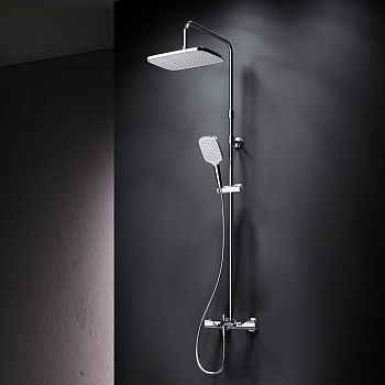 Душевая стойка Am.Pm Func F078F500 настенная цвет хром с термостатом