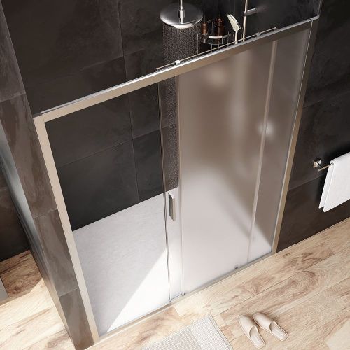 Душевая дверь Am.Pm Gem W90G-140-1-195MM 140х195 стекло прозрачное профиль хром - фото 3