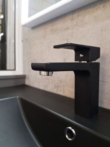 Смеситель AltroBagno Lamberto AltroBagnoLamberto0124MB на раковину черный - фото 4