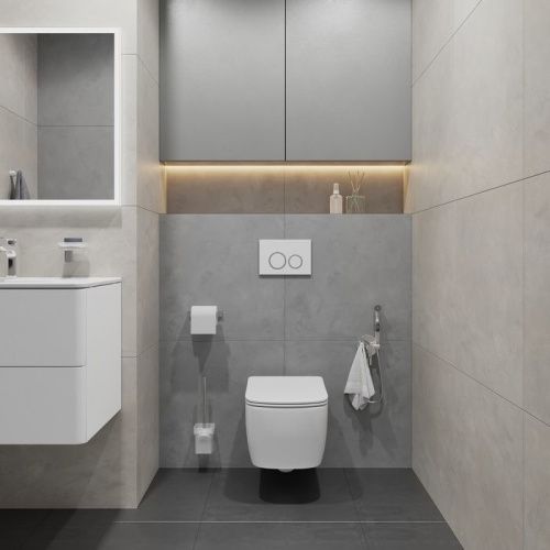 Клавиша смыва механическая Iddis Unifix UNI03WCi77 цвет белый - фото 2