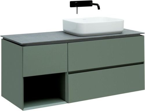 Тумба под раковину Allen Brau Infinity 1.21007.CGM 120х50 подвесная цвет зеленый - фото 3