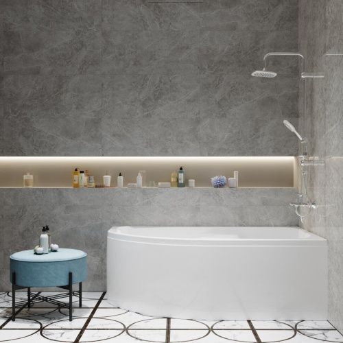 Ванна акриловая Тритон София Щ0000046120 170х95 пристенная асимметричная без каркаса - фото 5