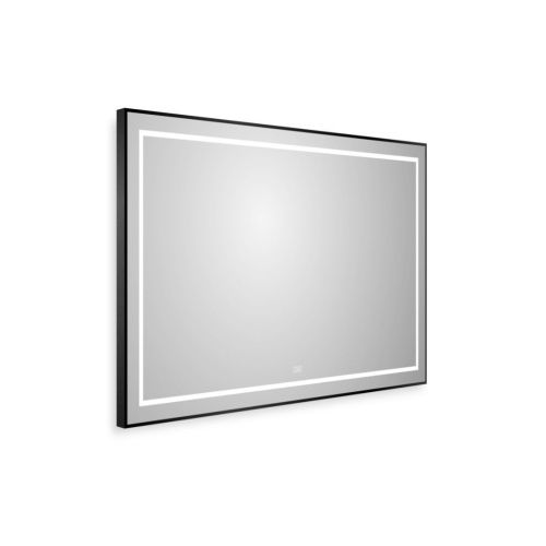 Зеркало с подсветкой BelBagno Kraft SPC-KRAFT-1000-800-LED-TCH-WARM-NERO 100х80 подвесное - фото 2