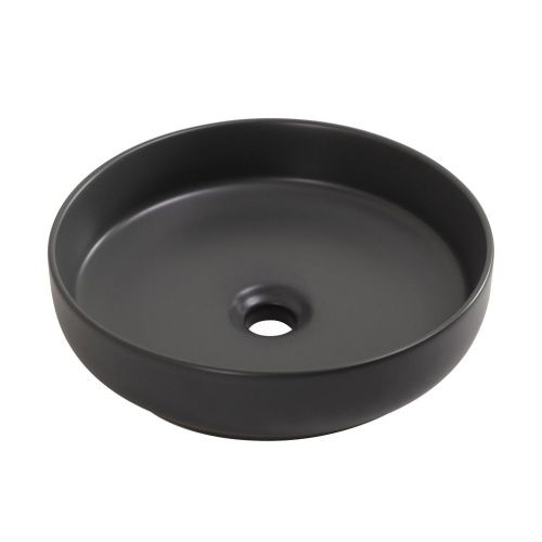 Раковина керамическая Cezares CZR-6595-GO 40х40 накладная цвет серый без отверстий под смеситель - фото 2