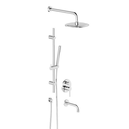 Душевая система Damixa Scandinavian Pure 936540000 встраиваемая в стену цвет хром - фото 2