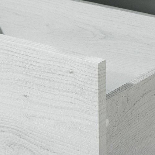 Тумба под раковину Aquaton Сакура 1A236401SKW80 80х50 подвесная цвет серый/белый - фото 4