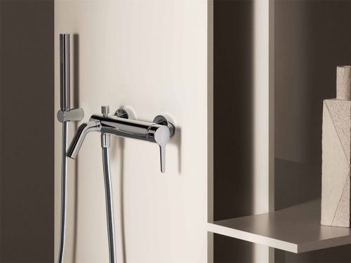 Смеситель для ванны ZUCCHETTI ZMM521 настенный хром - фото 2