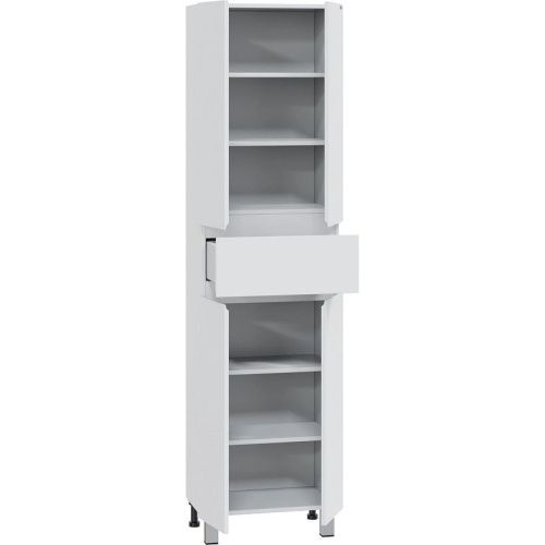 Шкаф-пенал СанТа Марс 700249 50х180 напольный цвет белый - фото 2