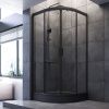 Душевой уголок Am.Pm Gem W90G-401-090BT 90х90 стекло прозрачное профиль черный без поддона