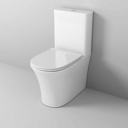 Унитаз напольный с бачком Grossman Classic GR-4466S белый с сиденьем микролифт безободковый каскадный смыв - фото 2