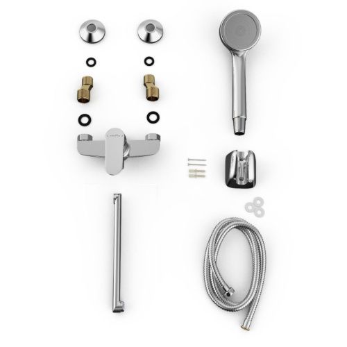 Смеситель для ванны Tokito TAKASE TOK-TAK-1015 настенный хром - фото 3