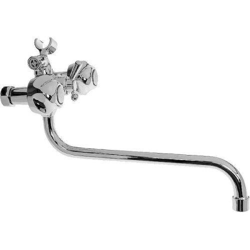 Смеситель для ванны и душа Haiba HB2226 настенный хром - фото 2