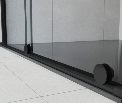 Душевая дверь Vincea Arno VPS-1A120CLB 120х200 стекло прозрачное профиль черный - фото 3