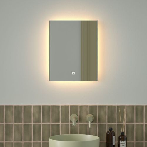 Зеркало с подсветкой Defesto GLOW DF 2511S 40х50 подвесное - фото 3