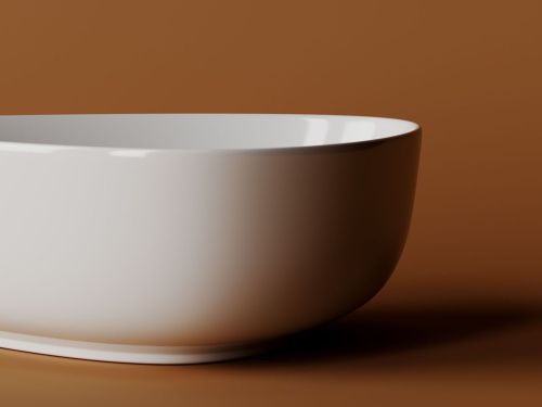 Раковина из сантехнического фарфора Ceramica Nova ELEMENT CN5026 50х30 накладная цвет белый без отверстий под смеситель - фото 5