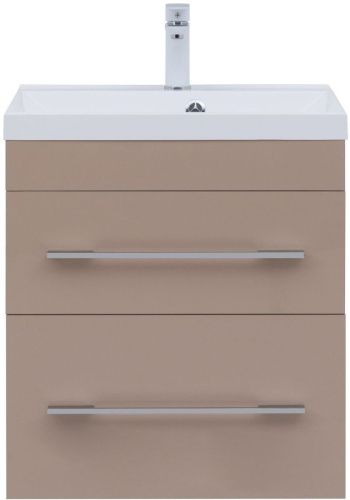 Тумба под раковину Aquanet Верона 00304536 60х50 подвесная цвет коричневый - фото 5