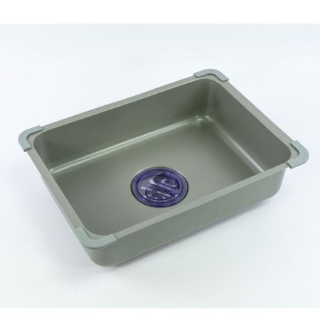 Кухонная мойка Fmark FSC002T 75х45 цвет серый поверхность матовая