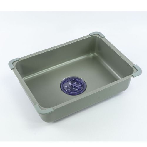 Кухонная мойка Fmark FSC002T 75х45 цвет серый поверхность матовая - фото 5