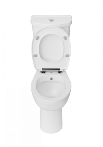 Чаша унитаза напольная Creavit BD305-00CB00E-0000 цвет белый без бачка без сиденья душевой смыв - фото 3