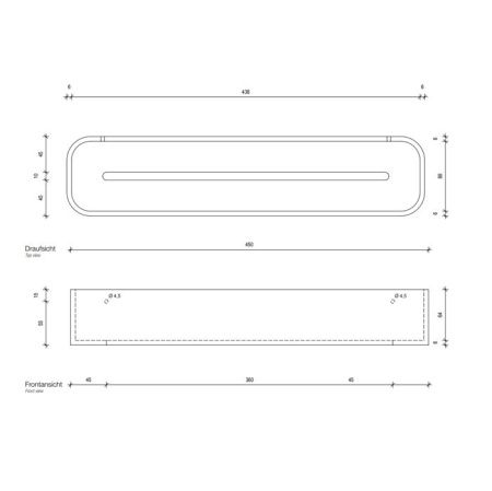 Полка в ванную комнату Decor Walther Stone 973955