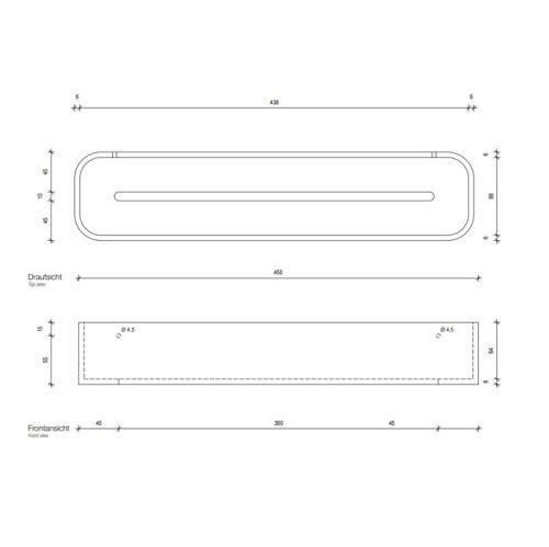 Полка в ванную комнату Decor Walther Stone 973955 - фото 2