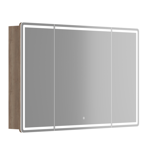 Зеркало-шкаф Sancos Mirror MI120EG 120х70 подвесной цвет коричневый